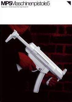 Mp5 Paper Gun Model Kit 