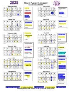 Mpa School Calendar