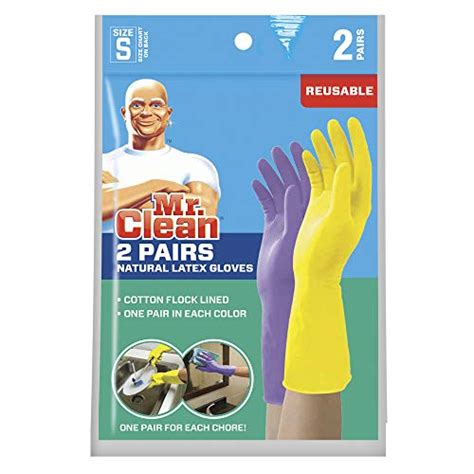 mr clean rubber gloves small