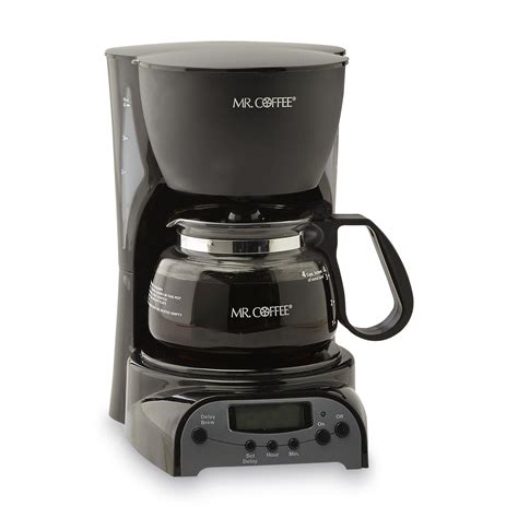 Mr Coffee 4 Cup Programmable Coffee Maker Drx5 Black