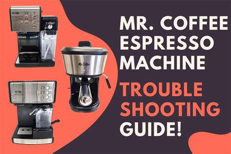 Mr Coffee Machine Won't Work