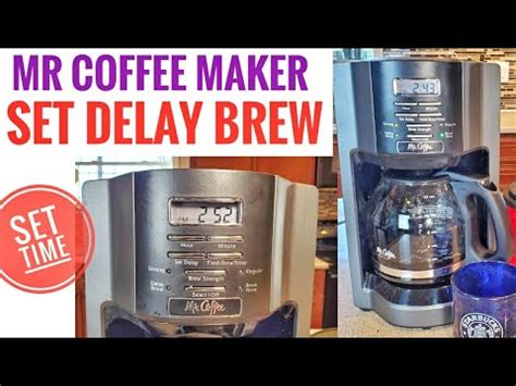 Mr Coffee Maker 12 Cup Set Delay