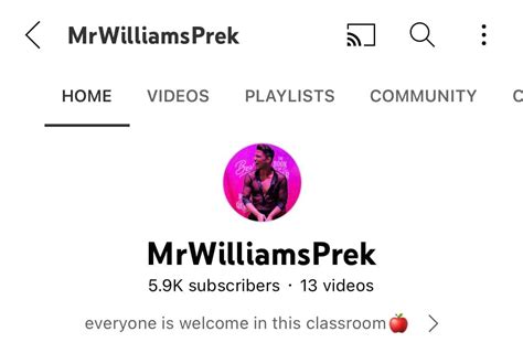 mr williams prek tik tok