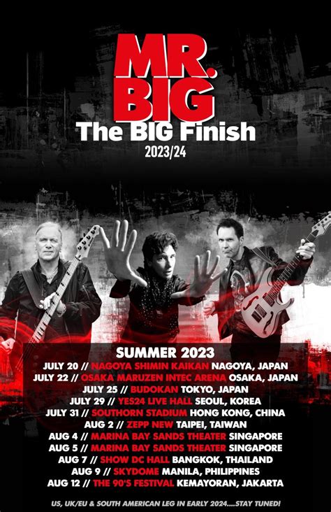 mr. big tour 2023