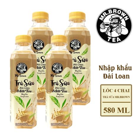 mr.brown trà sữa đài loan 580ml x 1 chai