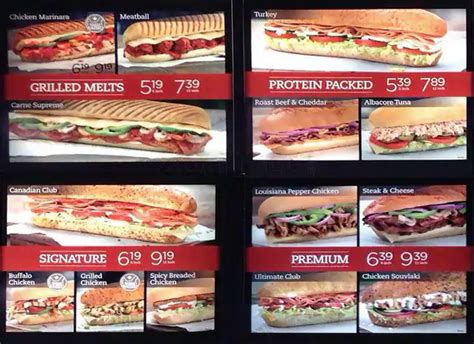 mr.sub menu