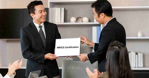 mrics certificate