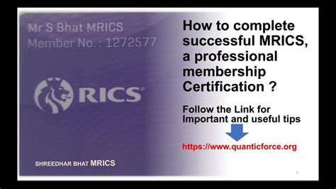 mrics membership