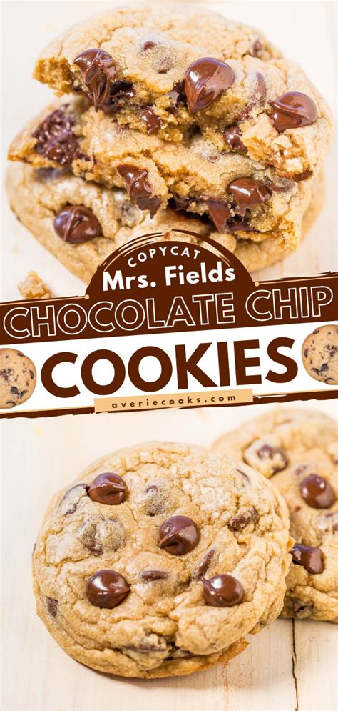 mrs fields chocolate chip cookie