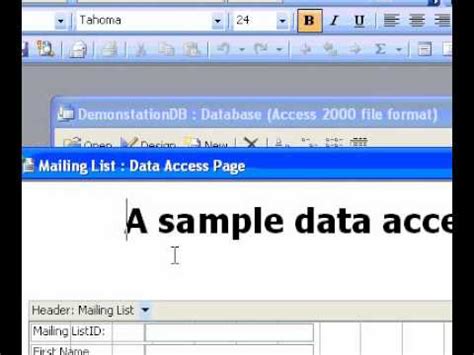 Ms Access Text Box Scroll Bars