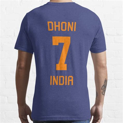 ms dhoni t shirt number