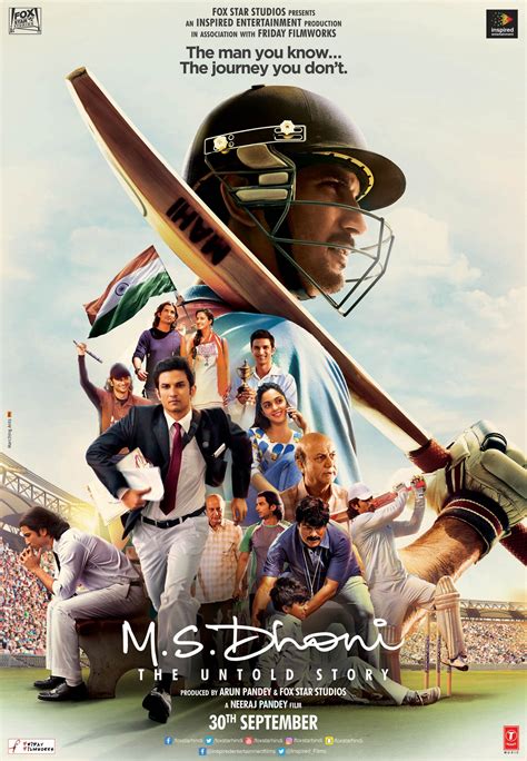 ms dhoni the untold story characters