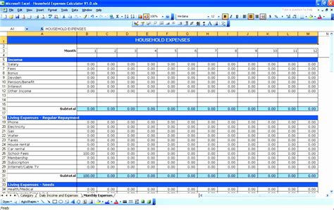 ms excel spreadsheet examples free download