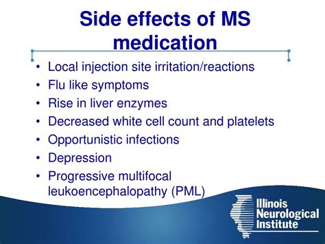 ms medications side effects