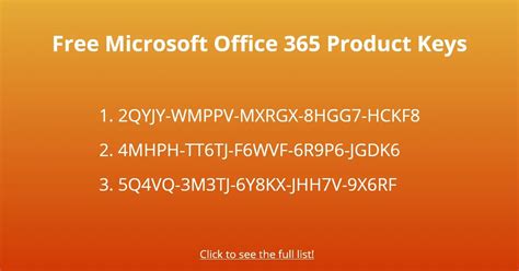 ms office 365 login product key