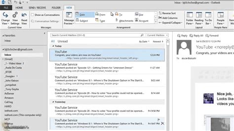 ms outlook emails disappear from inbox