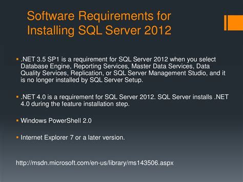 ms sql server 2012 system requirements
