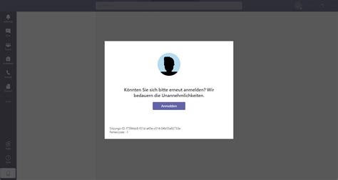 ms teams anmeldung funktioniert nicht
