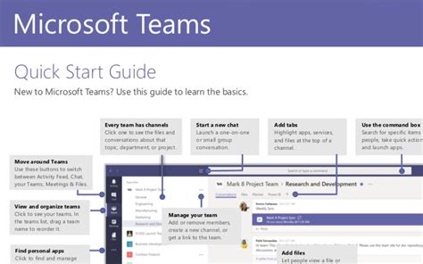 ms teams quick start guide