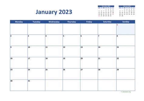 ms word editable calendar template march 2023
