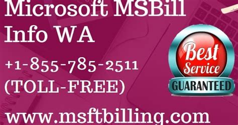 msbill info wa customer service phone number