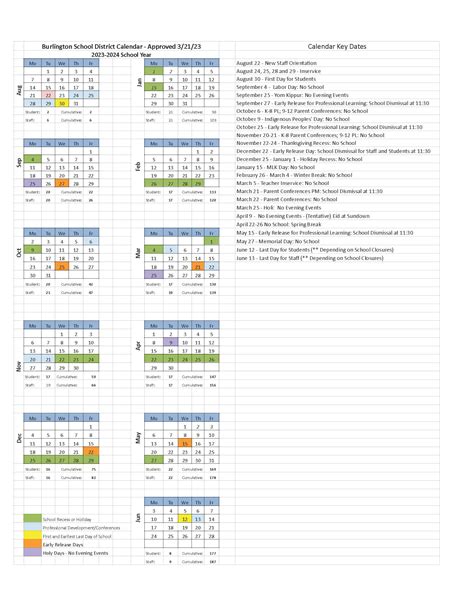 Msbsd Calendar 2024