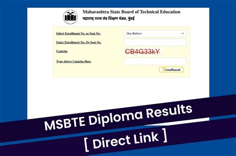 msbte diploma result 2024