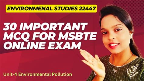 msbte environmental studies mcq