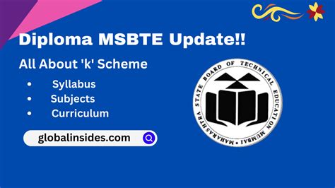 msbte k scheme curriculum