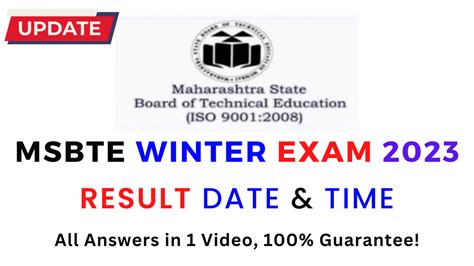 msbte result date 2022 winter exam