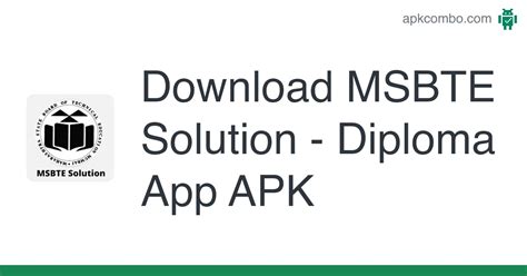 msbte solution app download