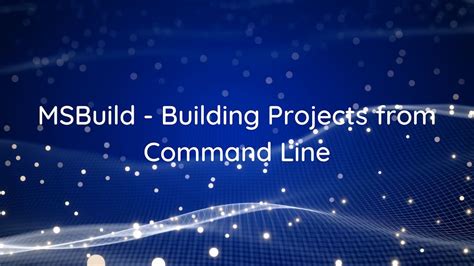 msbuild build solution with multiple projects