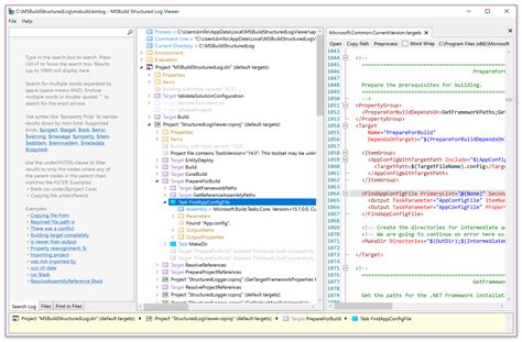 msbuild structured log viewer github