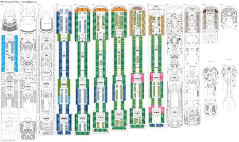 Msc Divina Printable Deck Plan