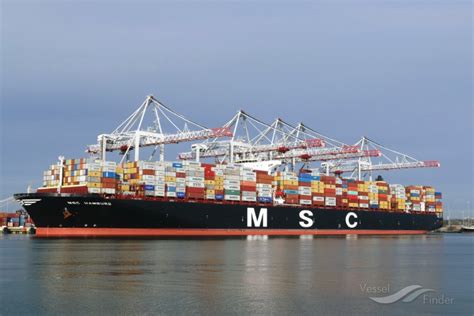 msc hamburg vessel tracking