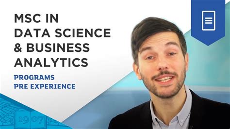 msc in data science and business analytics