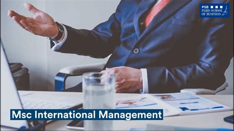 msc international management jobs