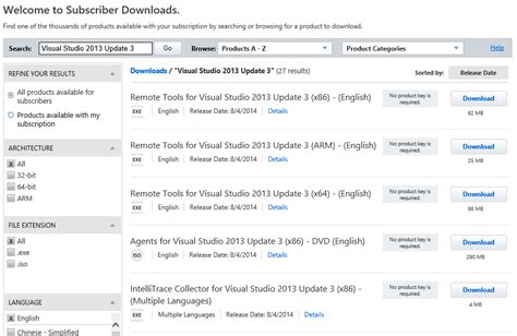 msdn downloads subscriber downloads site