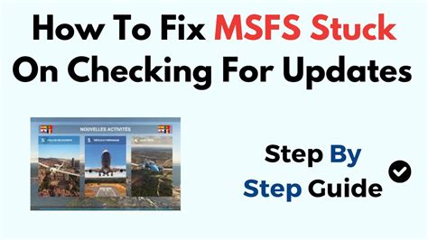 Msfs Stuck On Checking For Updates Screen 2024 Stuck Kiele Cherice