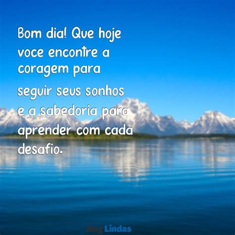 Msg De Incentivo Bom Dia