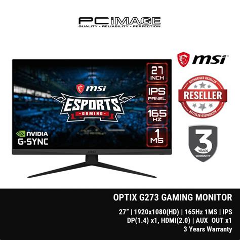 msi 27 inch monitor g273