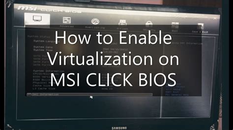 msi bios enable virtualization amd