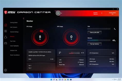 msi center not showing gpu