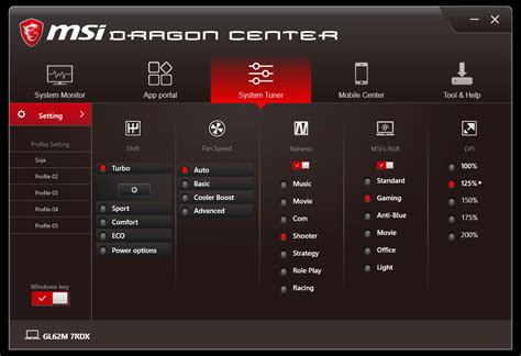 msi center old version download