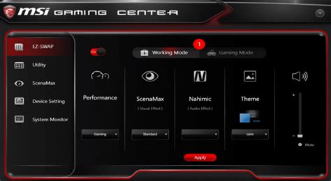 msi center software download