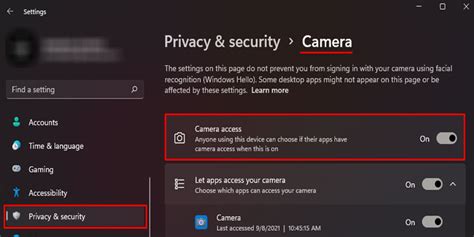 msi laptop camera not working
