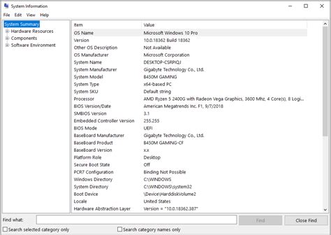 msinfo32 system how to open