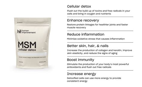 Msm Dosage For Detox