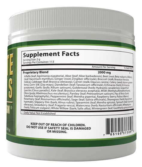 msm supplement green balance nutrition
