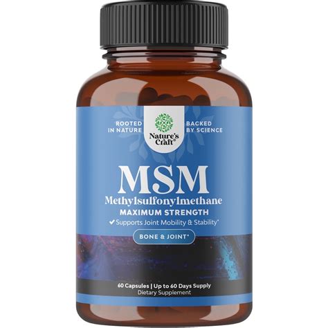 Msm Supplement Pills
